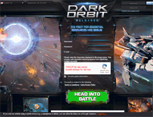 Tablet Screenshot of darkorbit.juegosjuegos.com